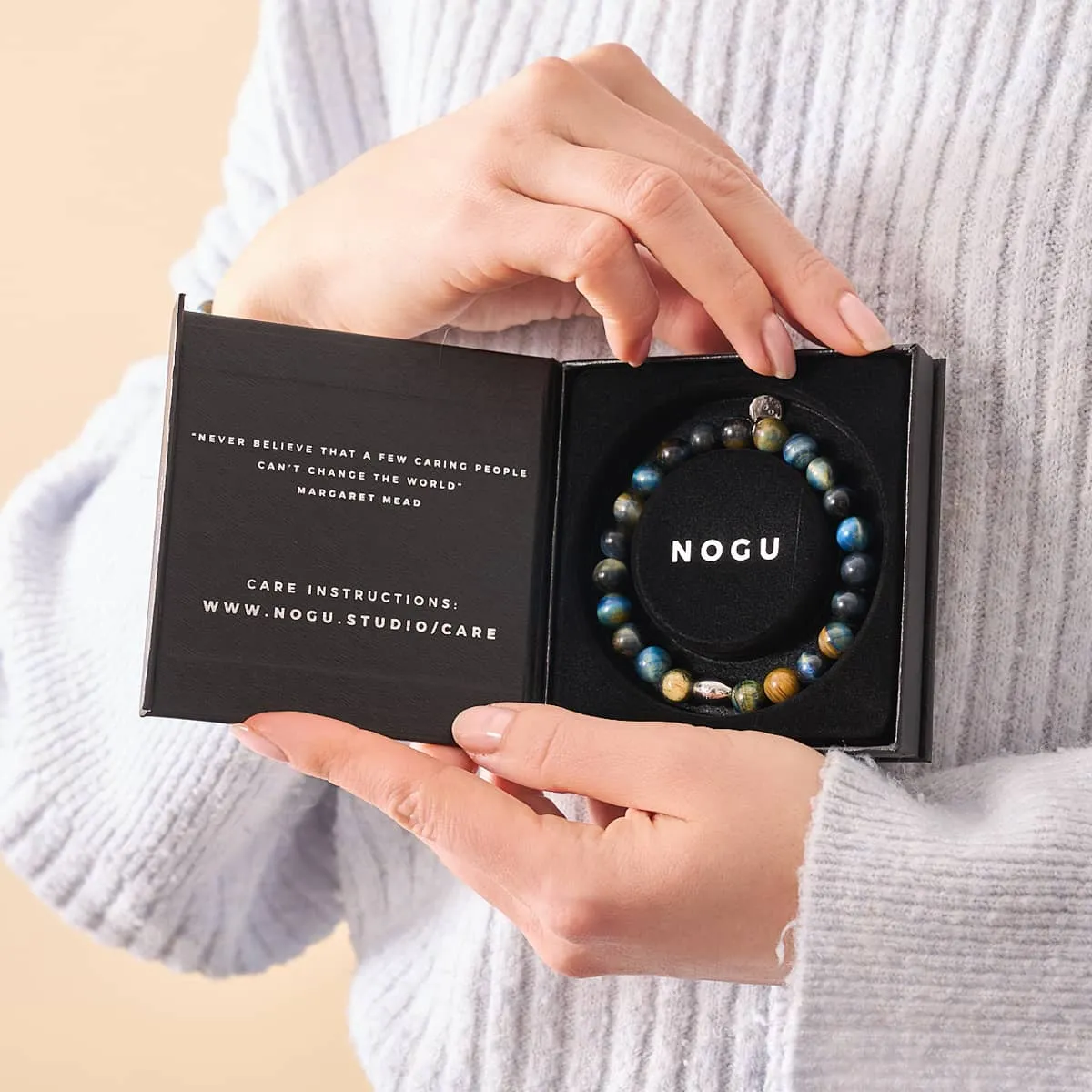 Indigo Sunrise | .925 Sterling Silver | Galaxy Tiger's Eye Bracelet