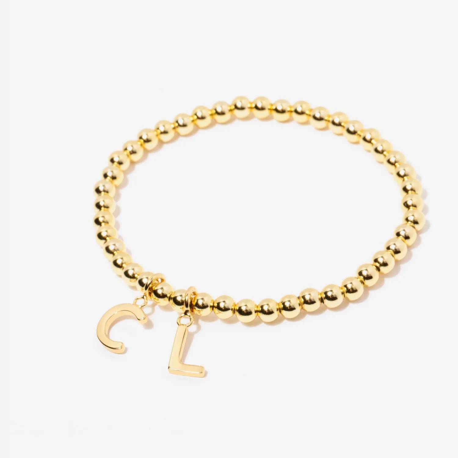 Initial Bead Bracelet