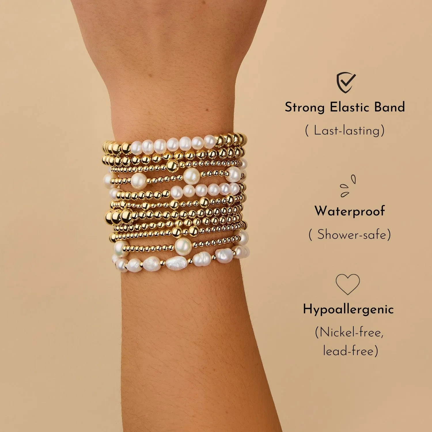 Initial Bead Bracelet