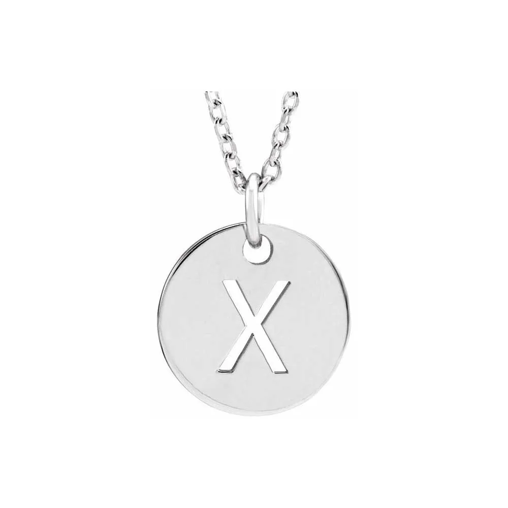 Initial Cutout Pendant