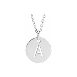 Initial Cutout Pendant