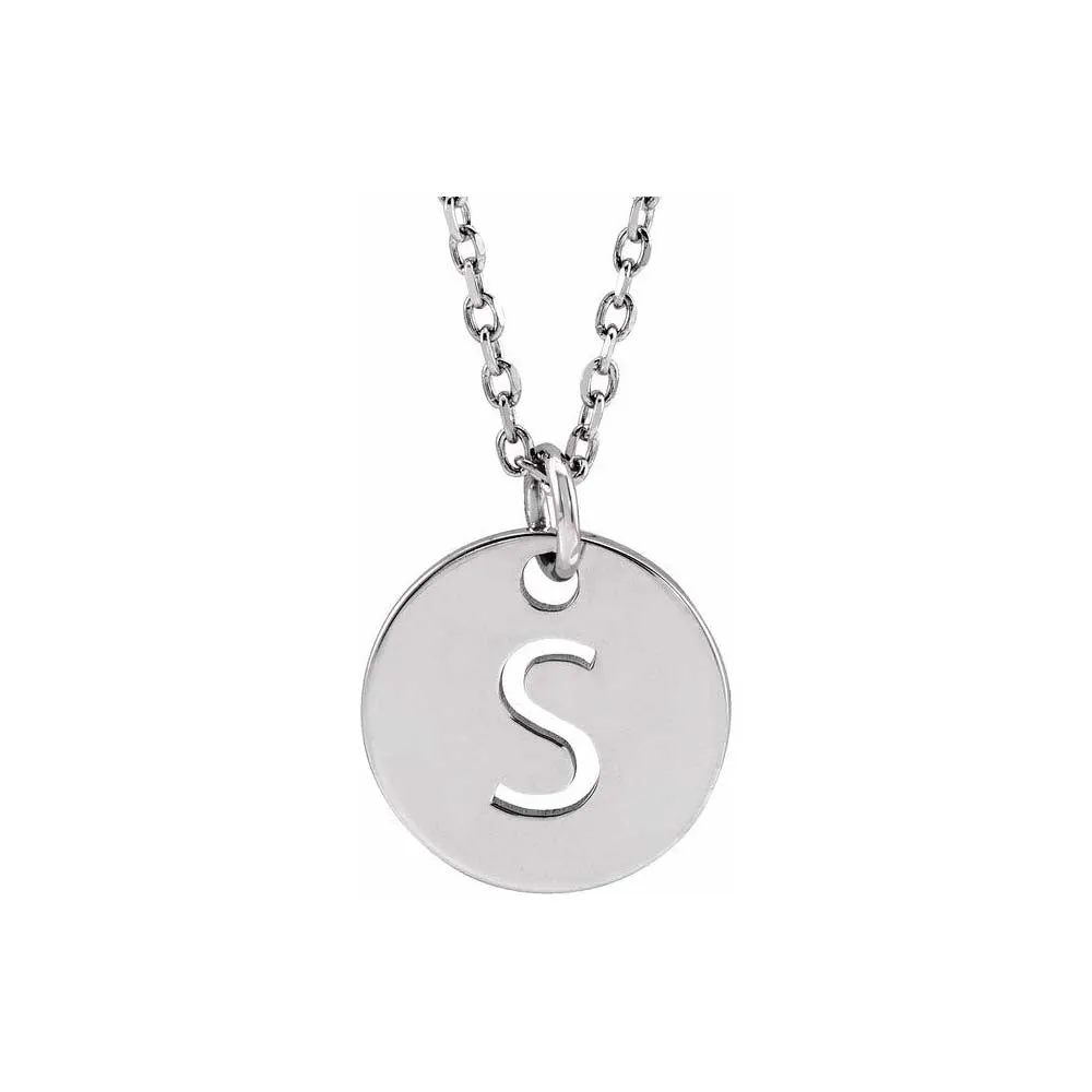Initial Cutout Pendant