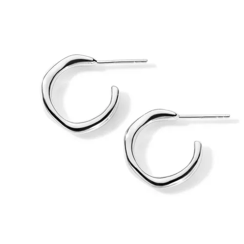 IPPOLITA 12mm Squiggle Mini Hoop Earrings in Sterling Silver