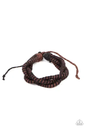 Island Endeavor Brown Paparazzi Bracelet