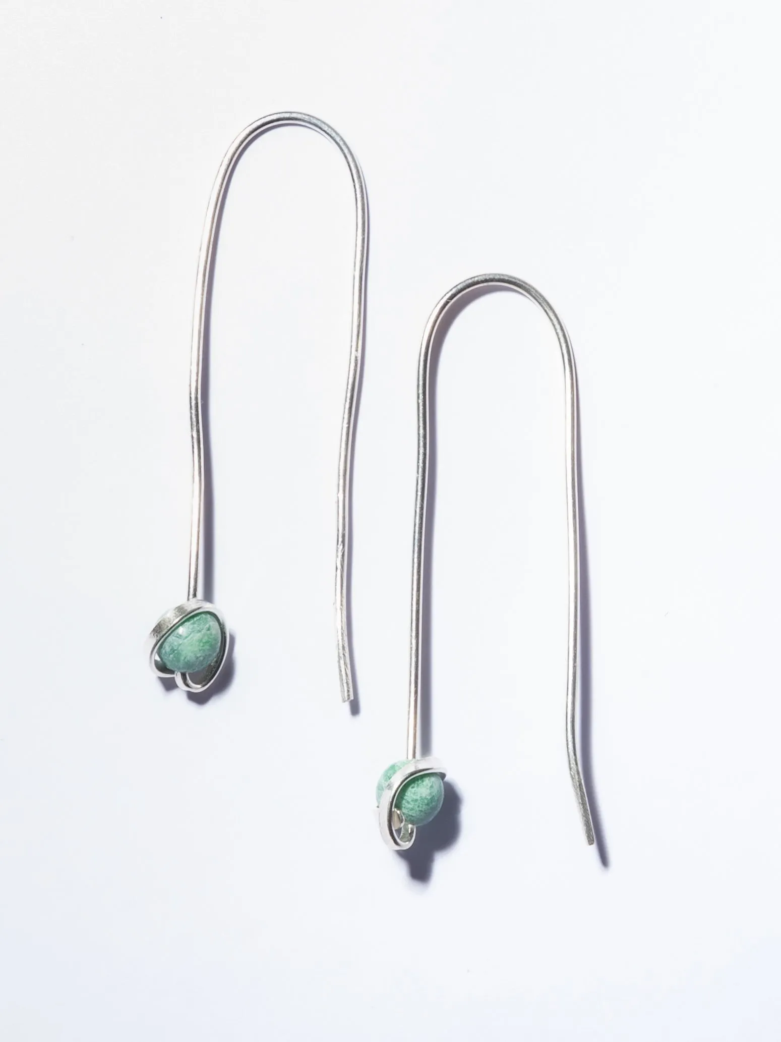 Jadeite Global World Earrings