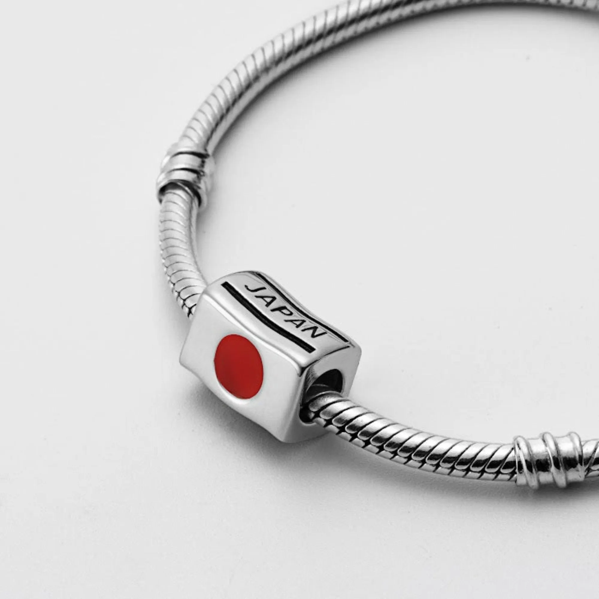 Japan Flag Country Bead Charm