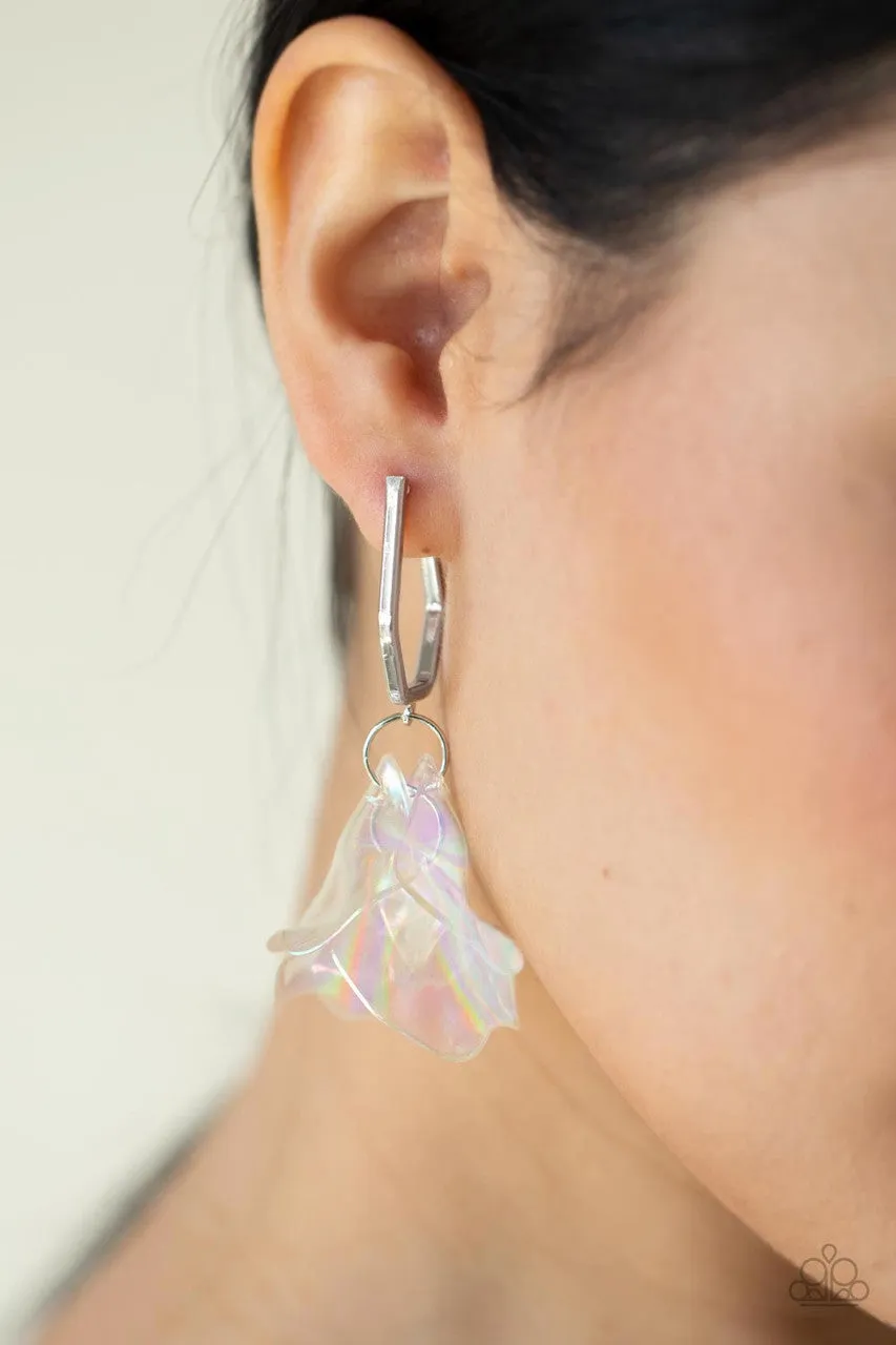 Jaw-Droppingly Jelly Silver Paparazzi Earrings