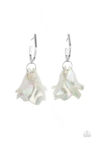 Jaw-Droppingly Jelly Silver Paparazzi Earrings