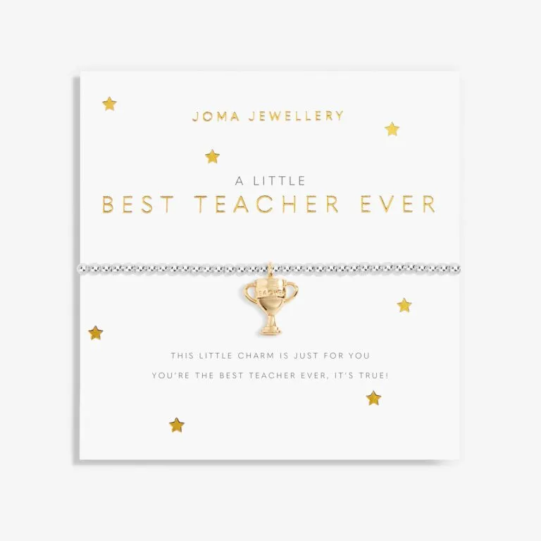Joma A Little Best Teacher Ever Bracelet