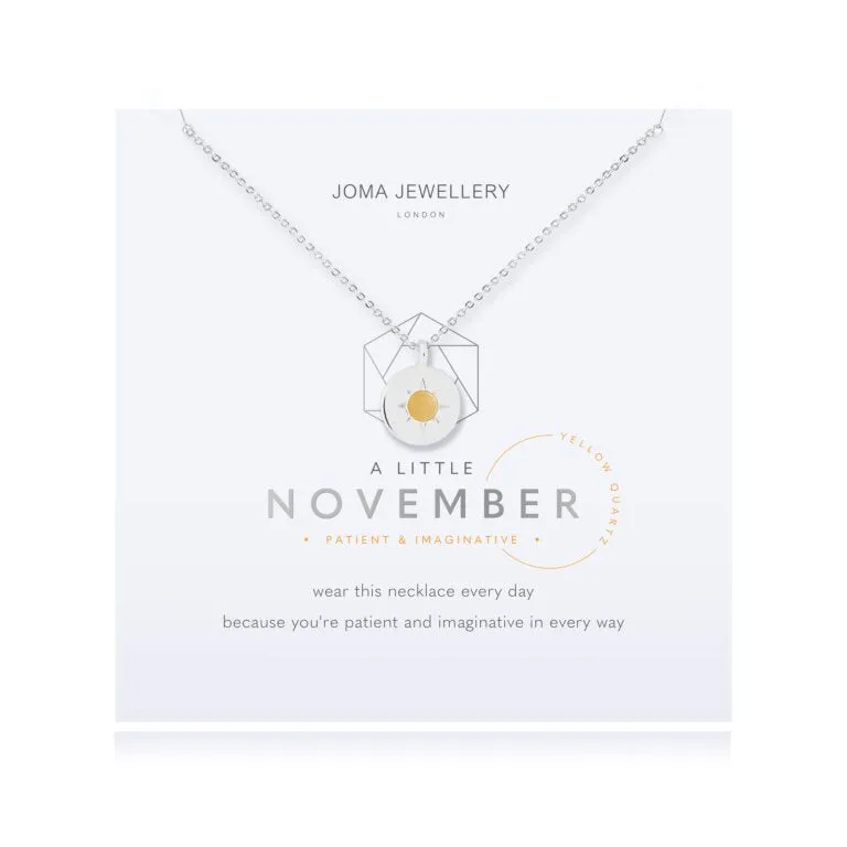 Joma A Little November Necklace