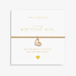 Joma Gold A Little Birthday Girl Bracelet