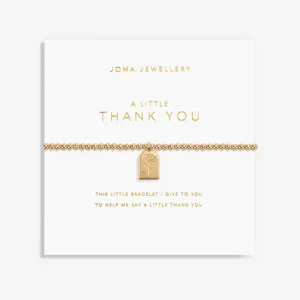 Joma Gold A Little Thank You Bracelet
