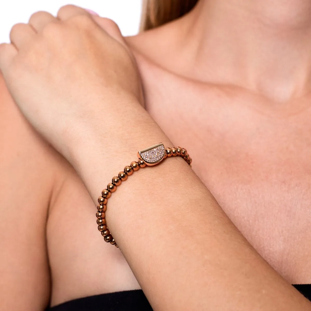 Juicy | 18k Rose Gold | Crystal Melon