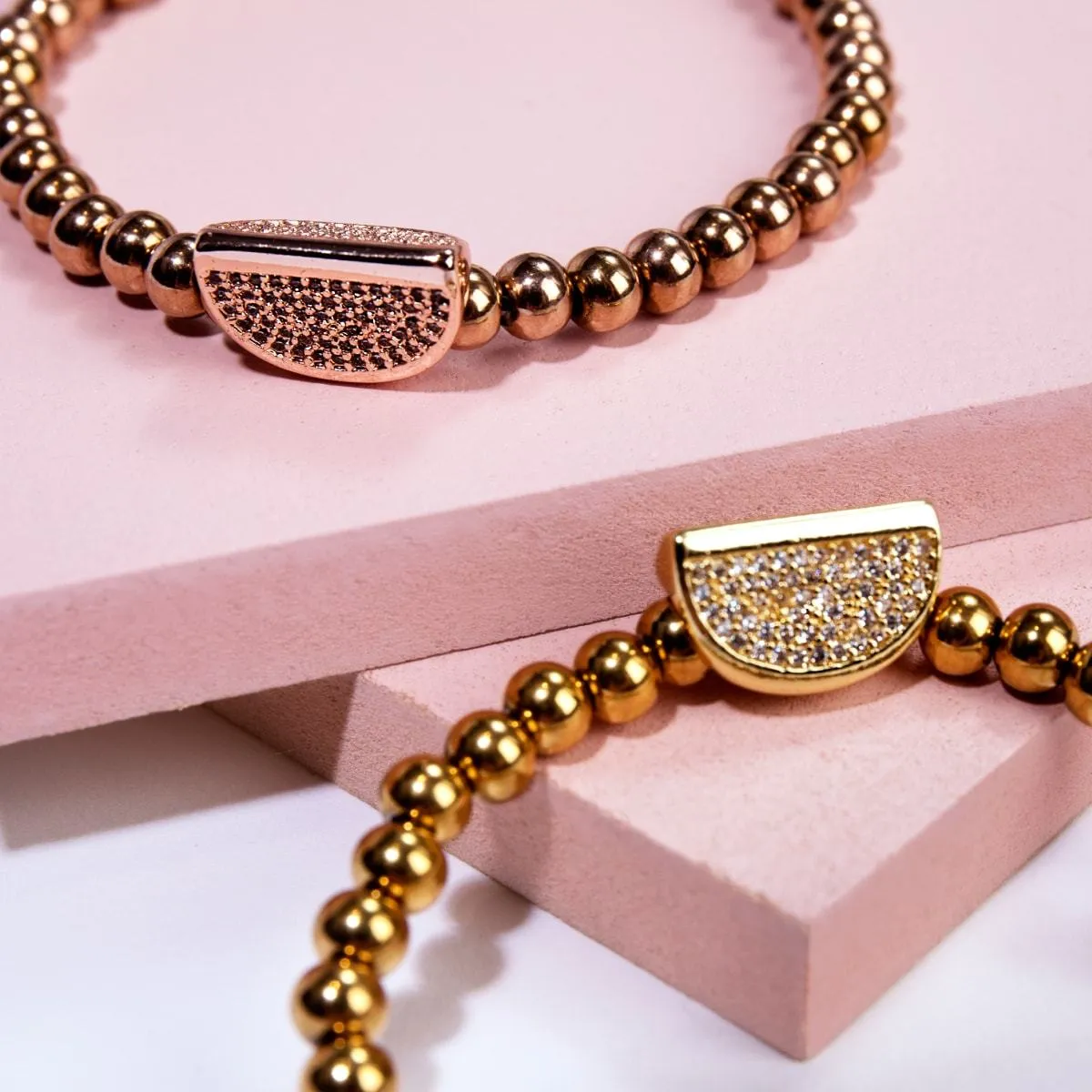 Juicy | 18k Rose Gold | Crystal Melon