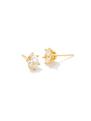 Kendra Scott - Cailin Crystal Gold Stud Earrings