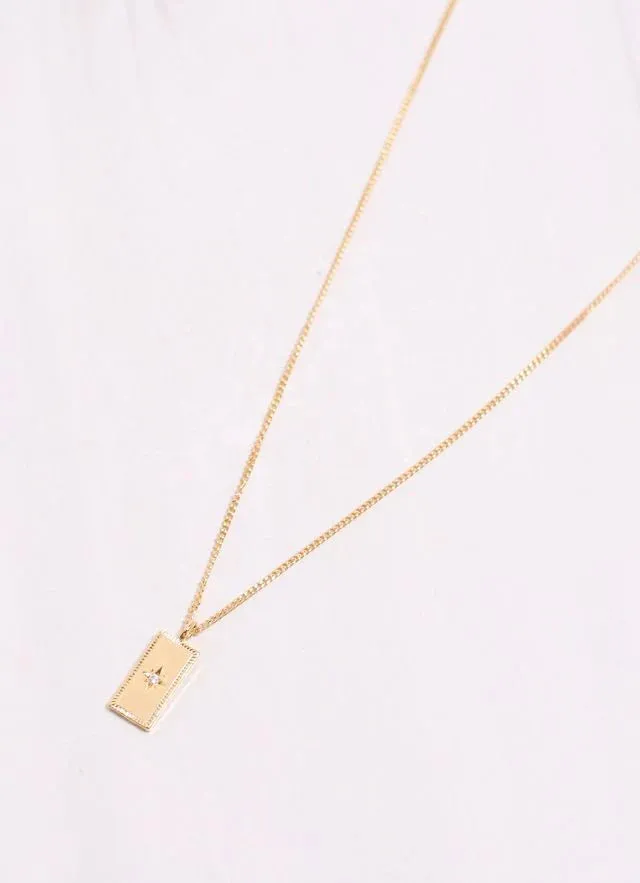 Kiersten Necklace with Charm