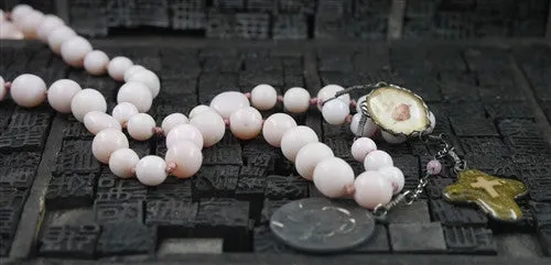 Kimmie Winter Pink Beaded Rosary
