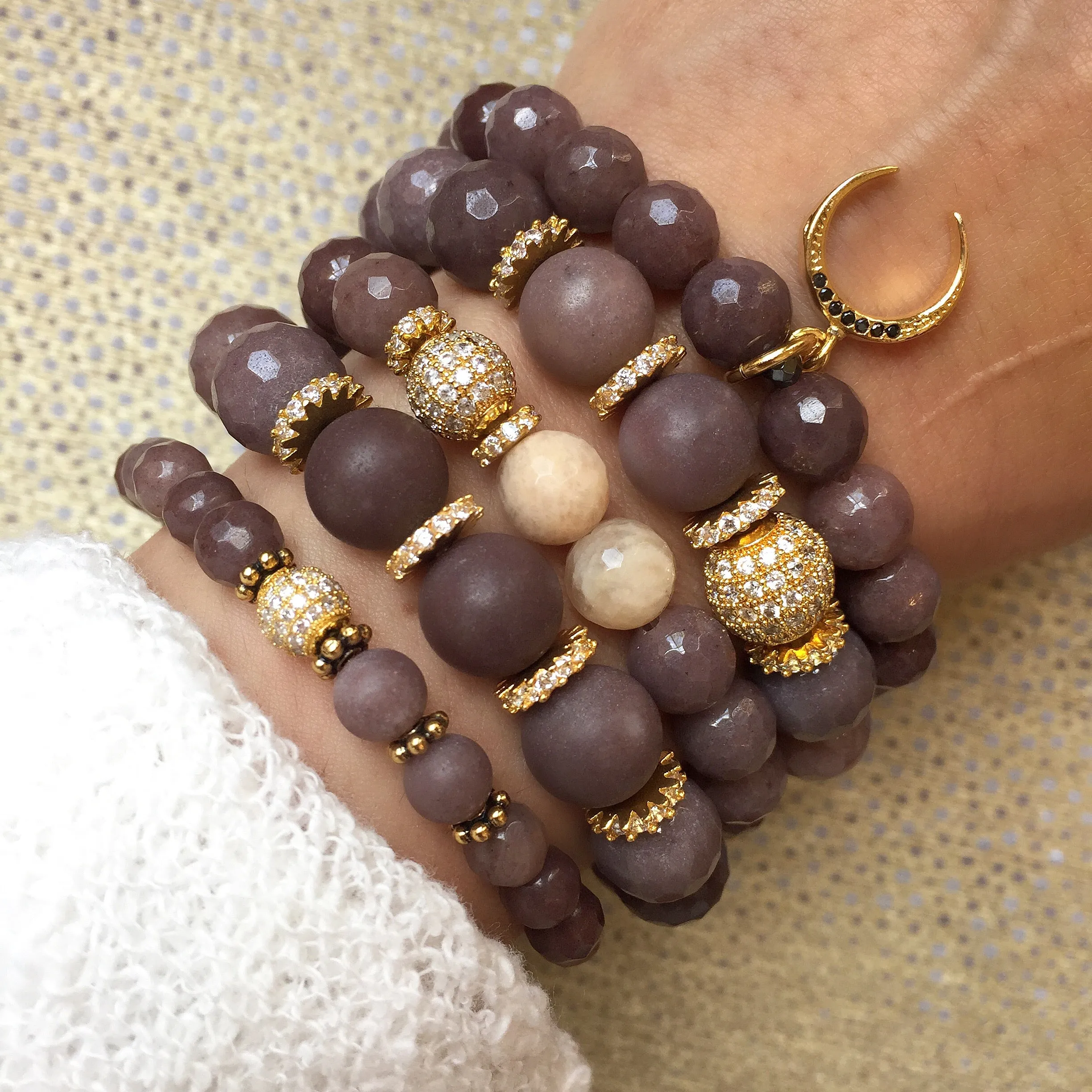 LACIE purple aventurine