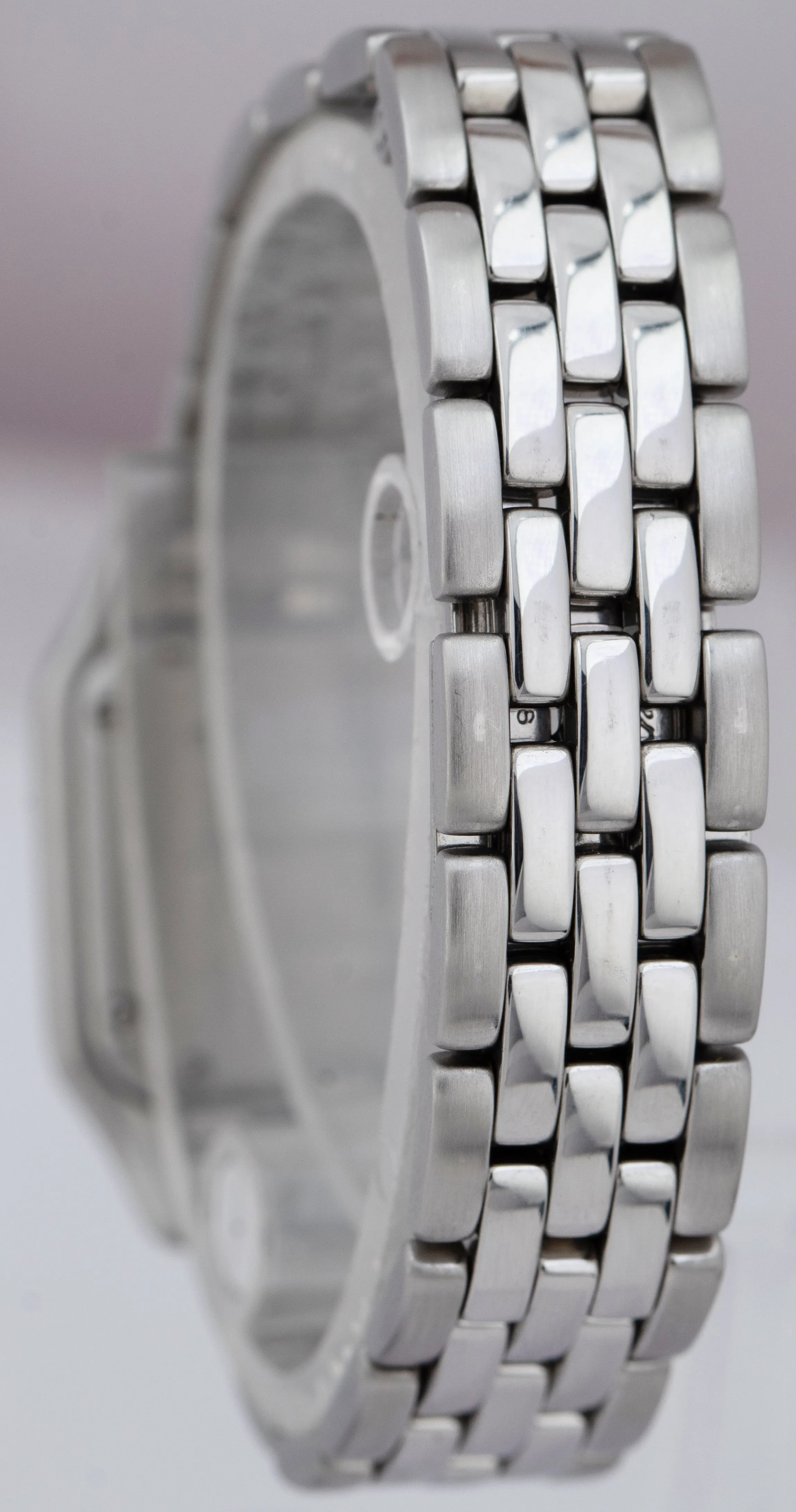 Ladies Cartier Panthere Stainless Steel Ivory Roman 22mm Quartz Watch 1320