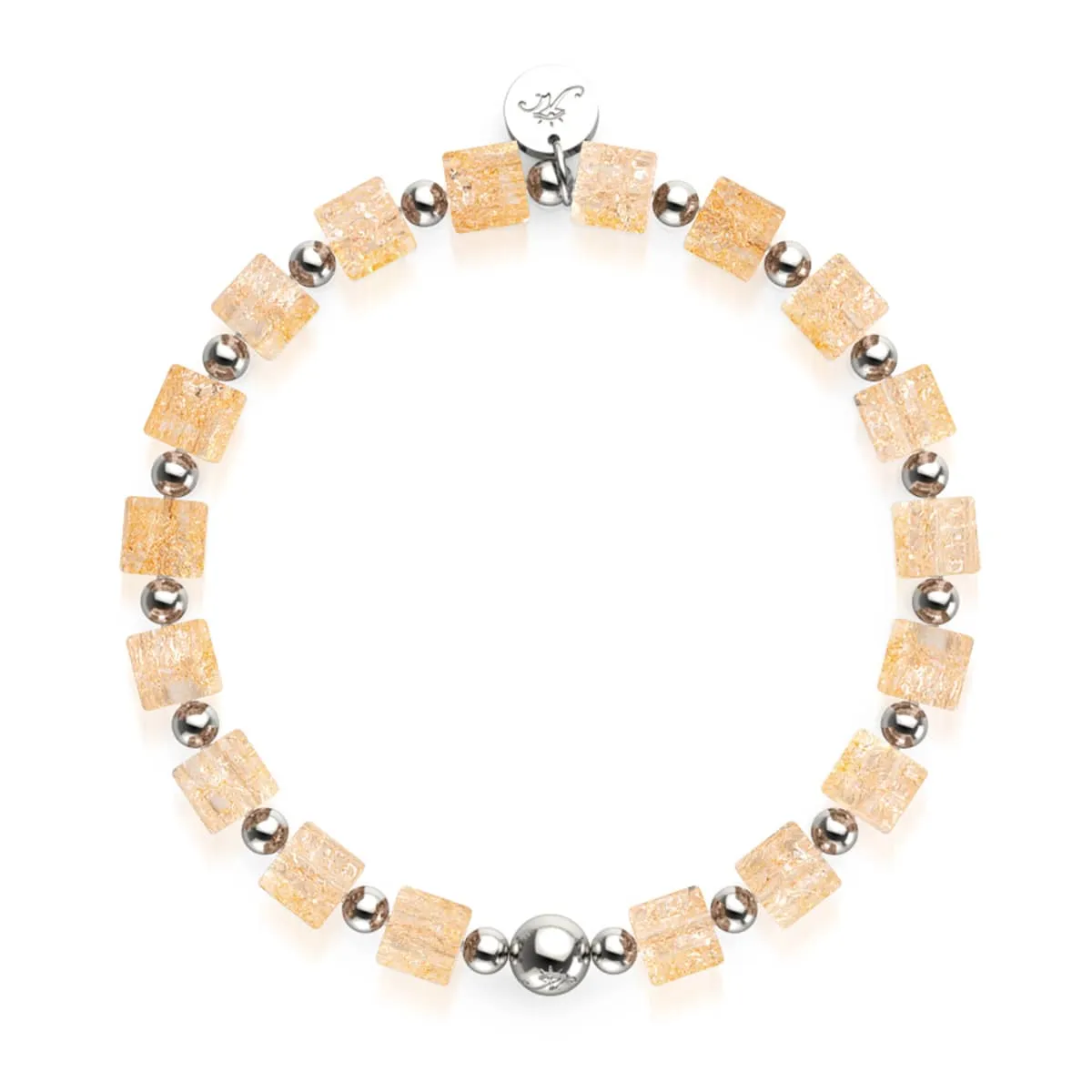 Lady Marmalade | Glitter Glass | Sugar Cube Bracelet