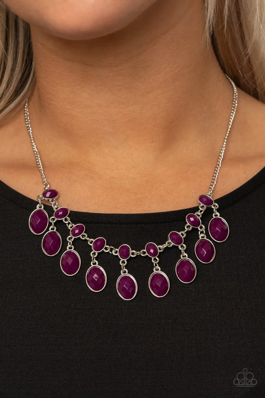 Lady of the POWERHOUSE Purple Paparazzi Necklace