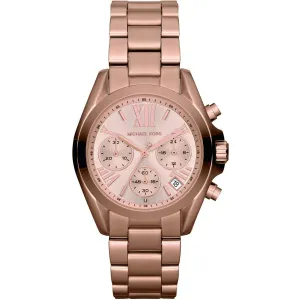 Lady's Michael Kors MK5799 Bradshaw watch pink gold