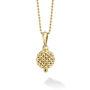 LAGOS Caviar Gold 18K Gold Caviar Beaded Pendant Necklace