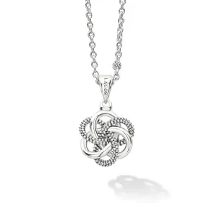 LAGOS Love Knot Small Sterling Silver Pendant Necklace