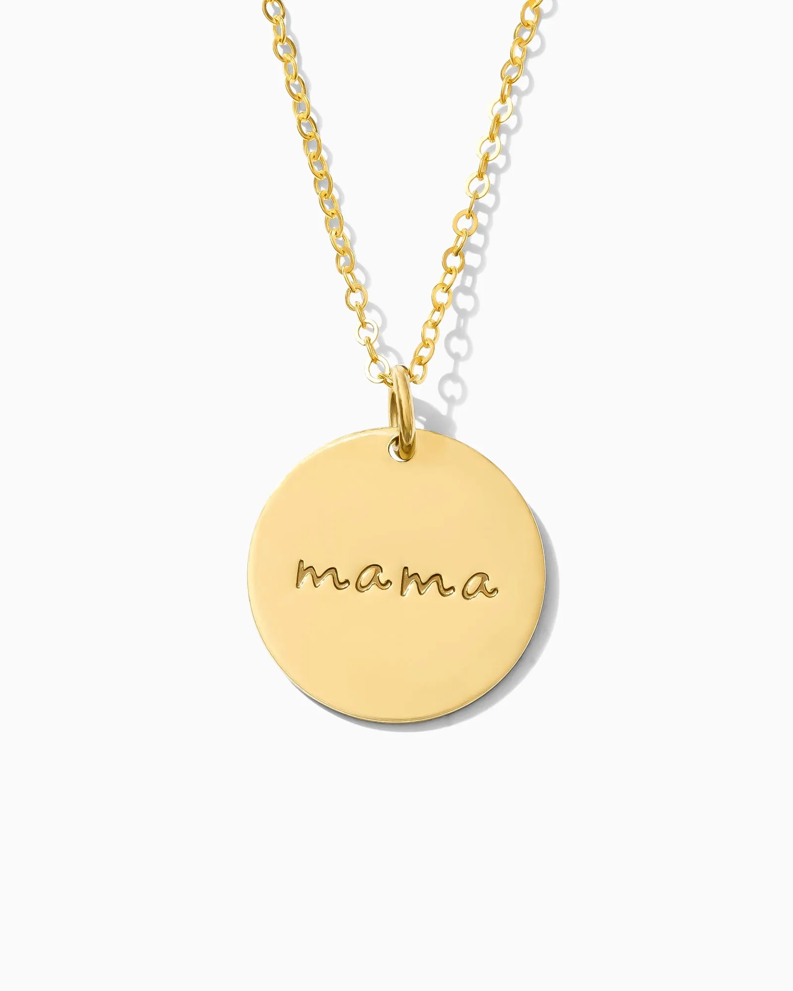 Large Mama Disc Necklace