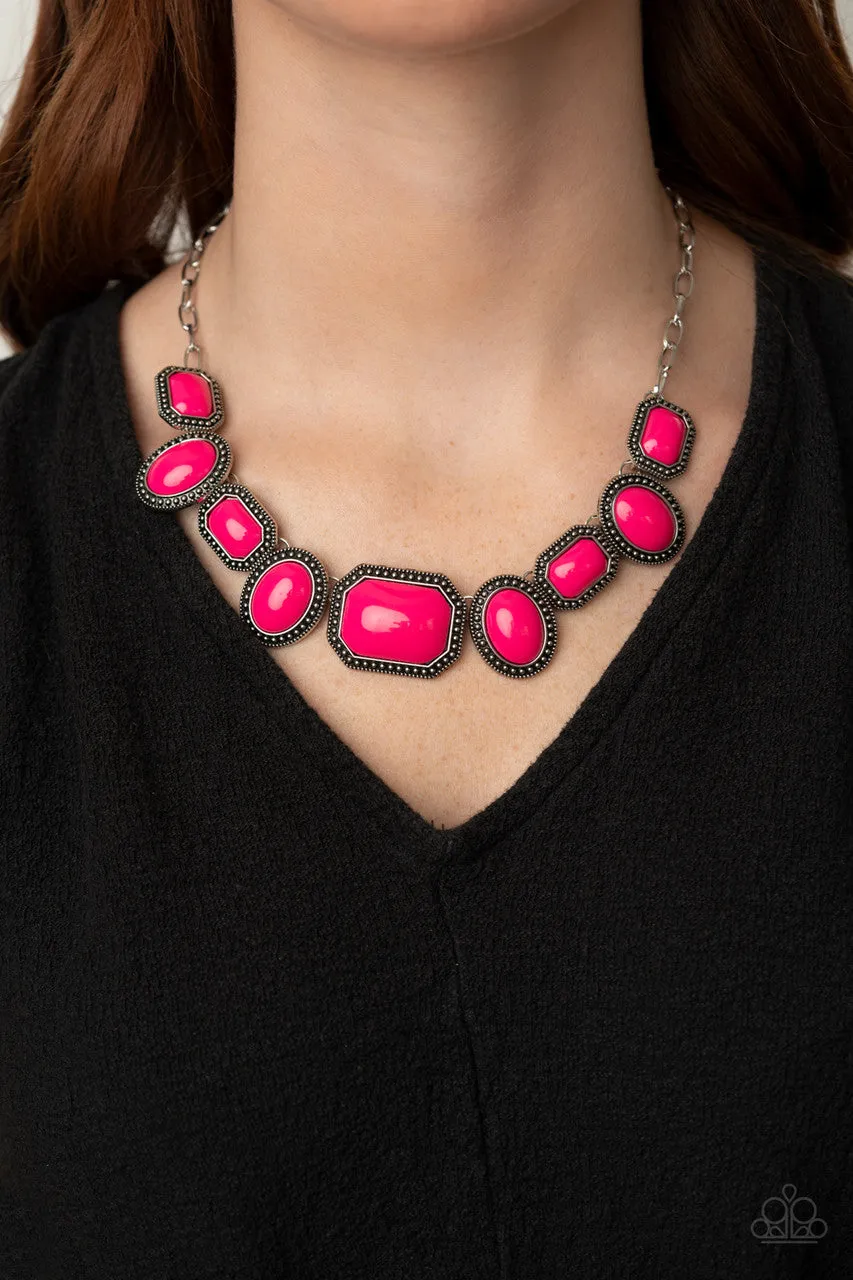 Let's Get Loud Pink Paparazzi Necklace