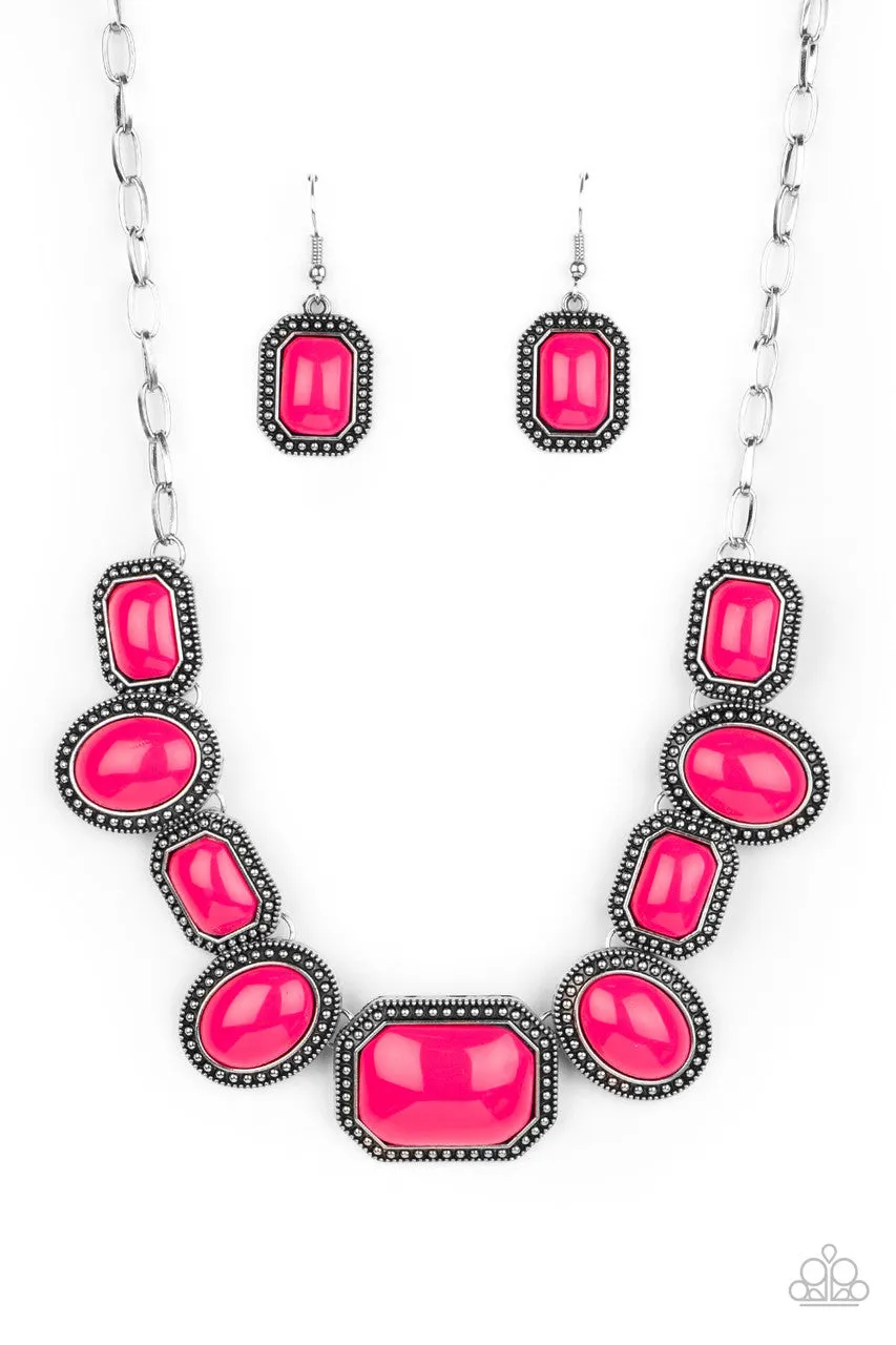 Let's Get Loud Pink Paparazzi Necklace