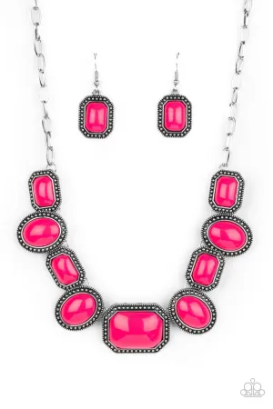Let's Get Loud Pink Paparazzi Necklace