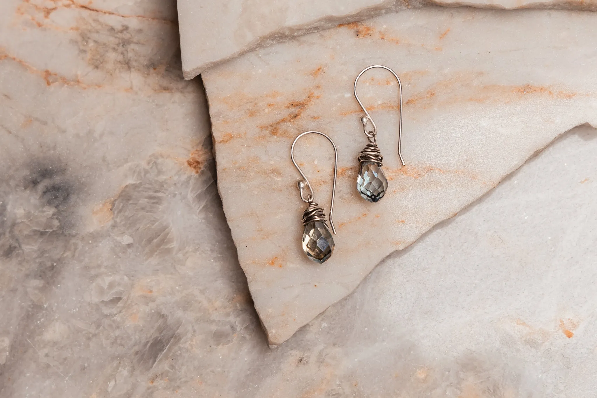 Lila Crystal Earrings