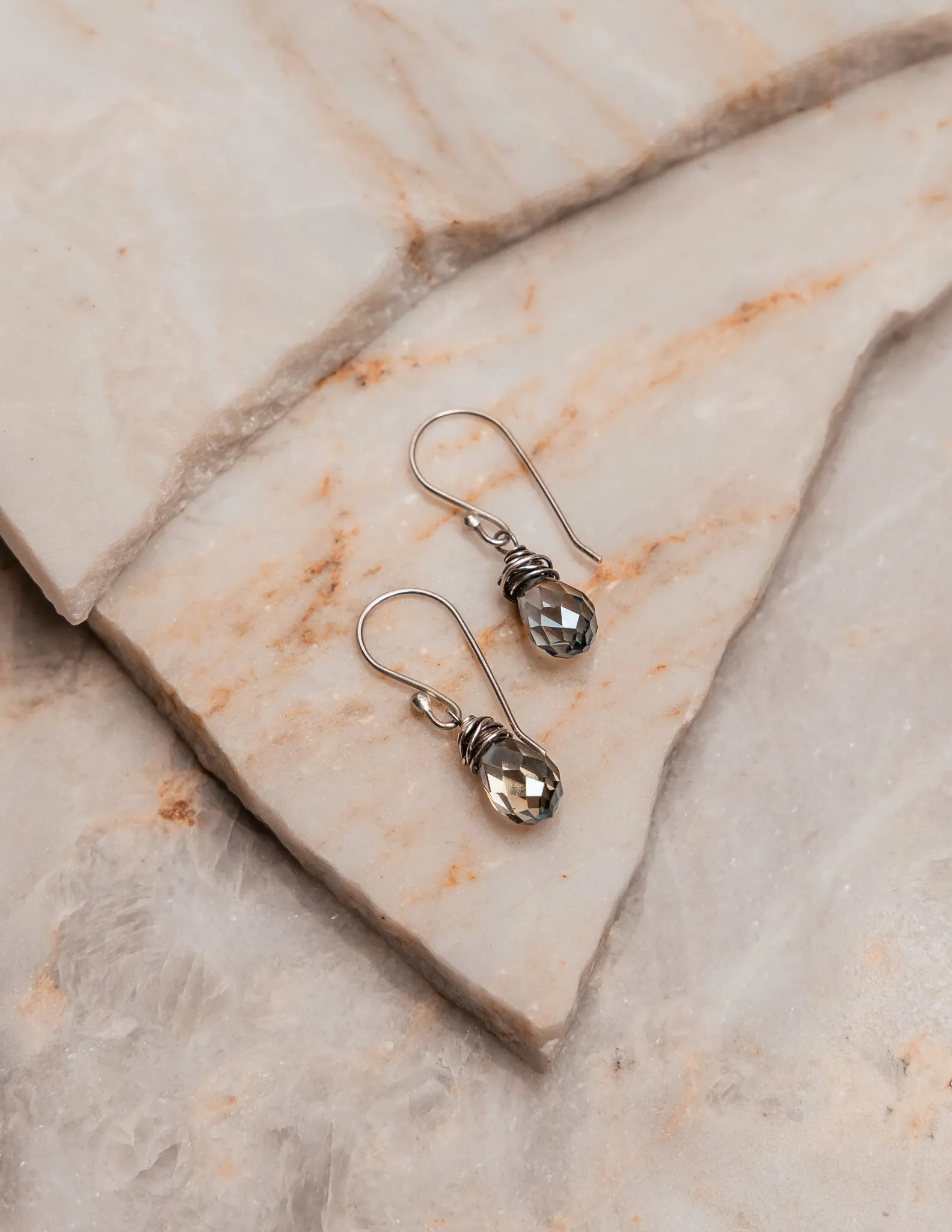 Lila Crystal Earrings