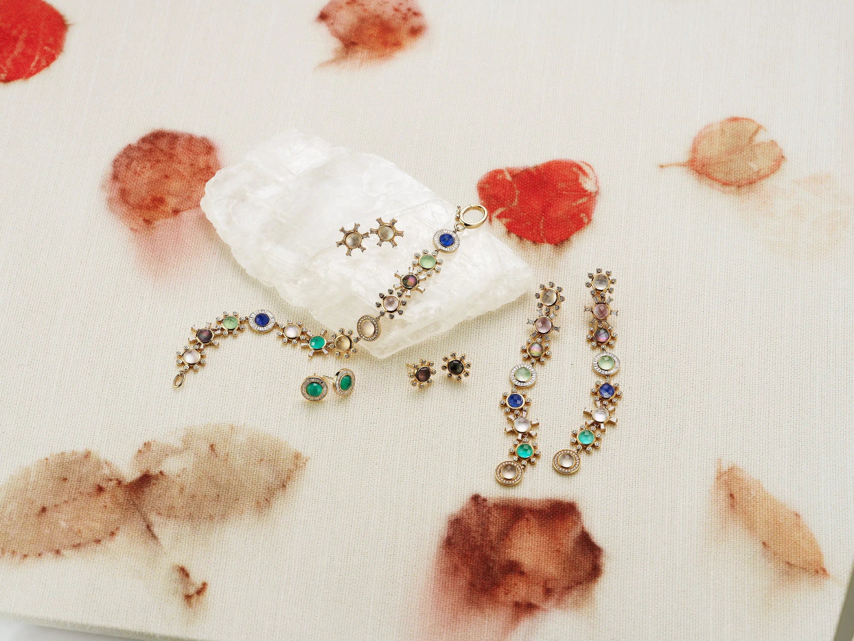 Little Dipper Studs - Pink Mother of Pearl