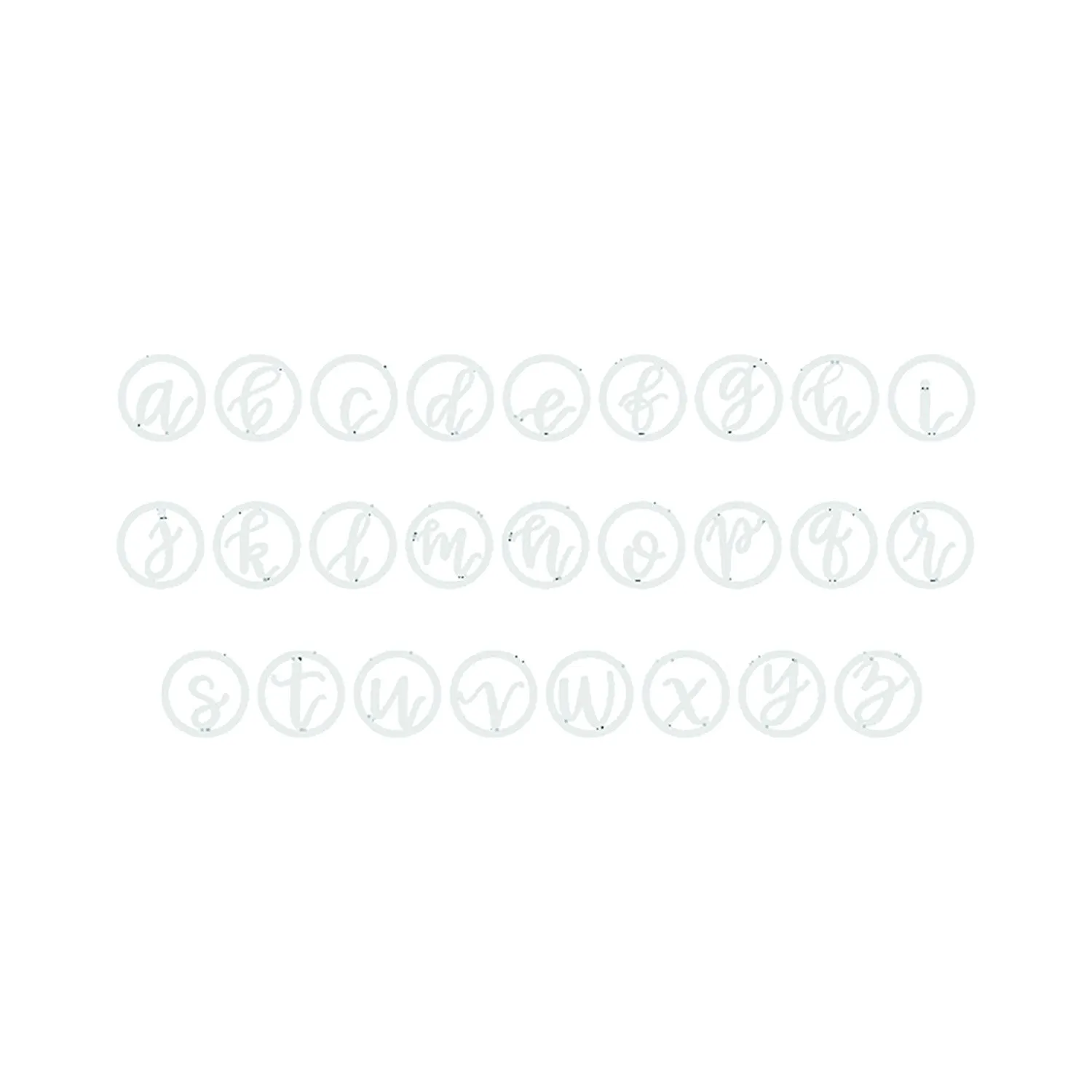 Love Letter Disc Necklace (Yellow Gold)