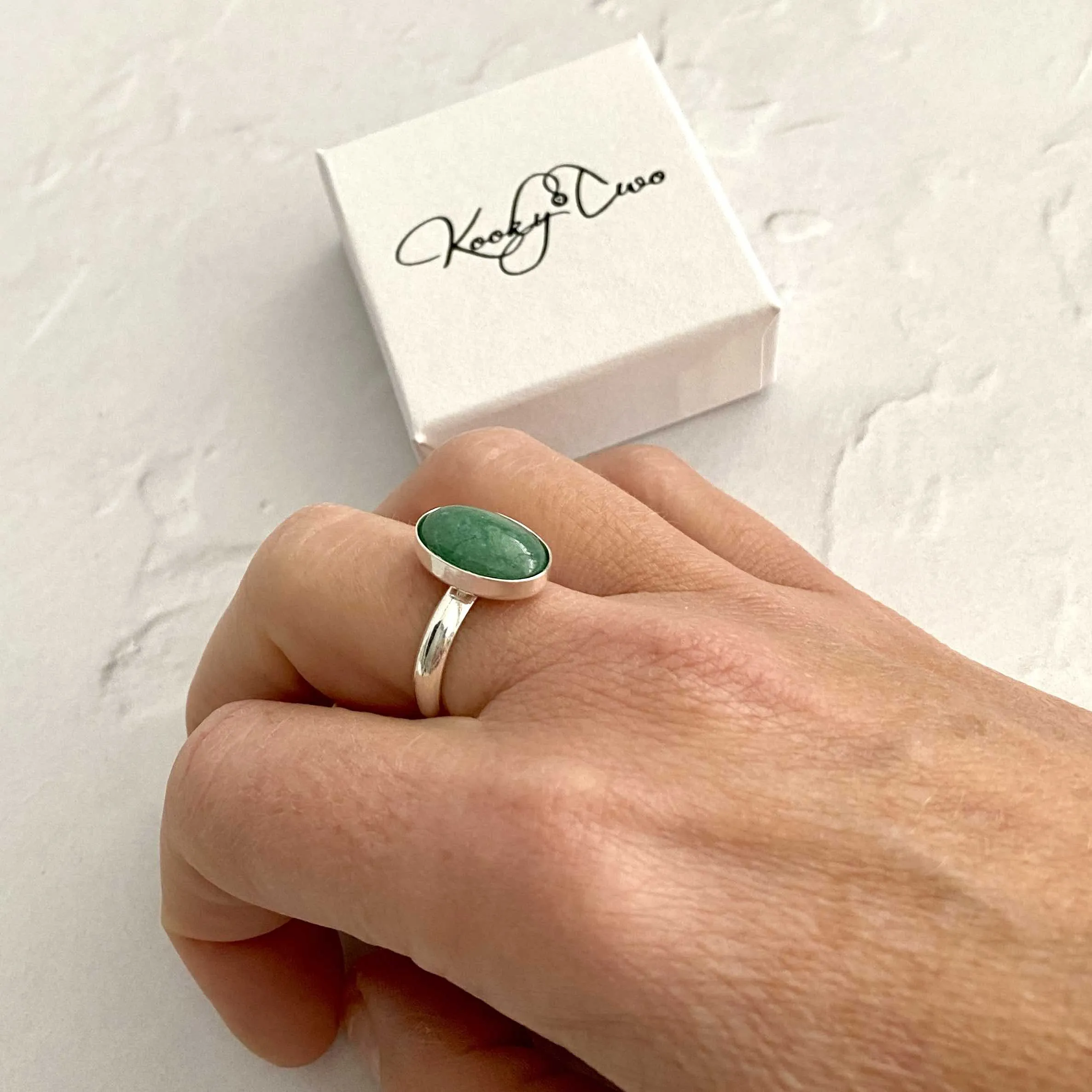 LUCK | Aventurine Gemstone Ring - Adjustable
