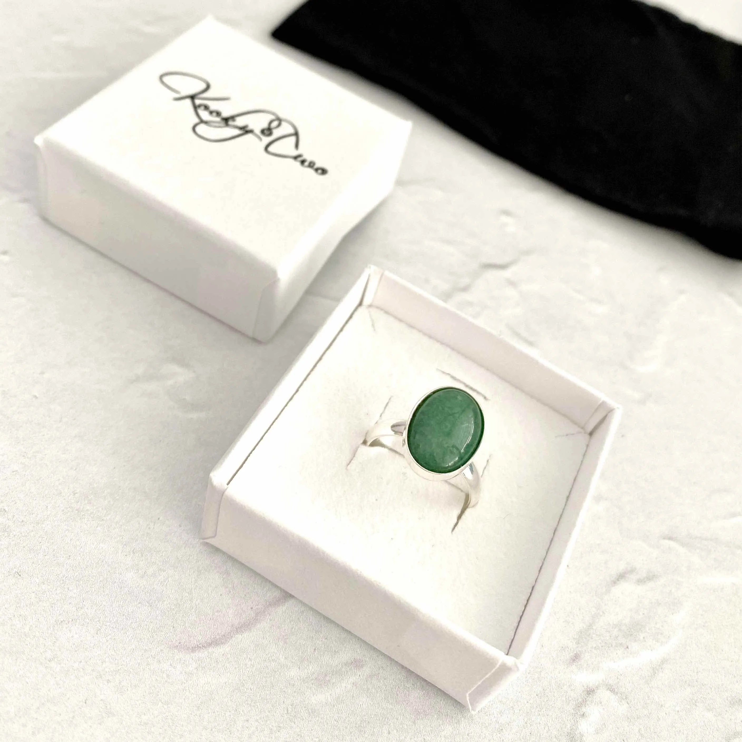 LUCK | Aventurine Gemstone Ring - Adjustable
