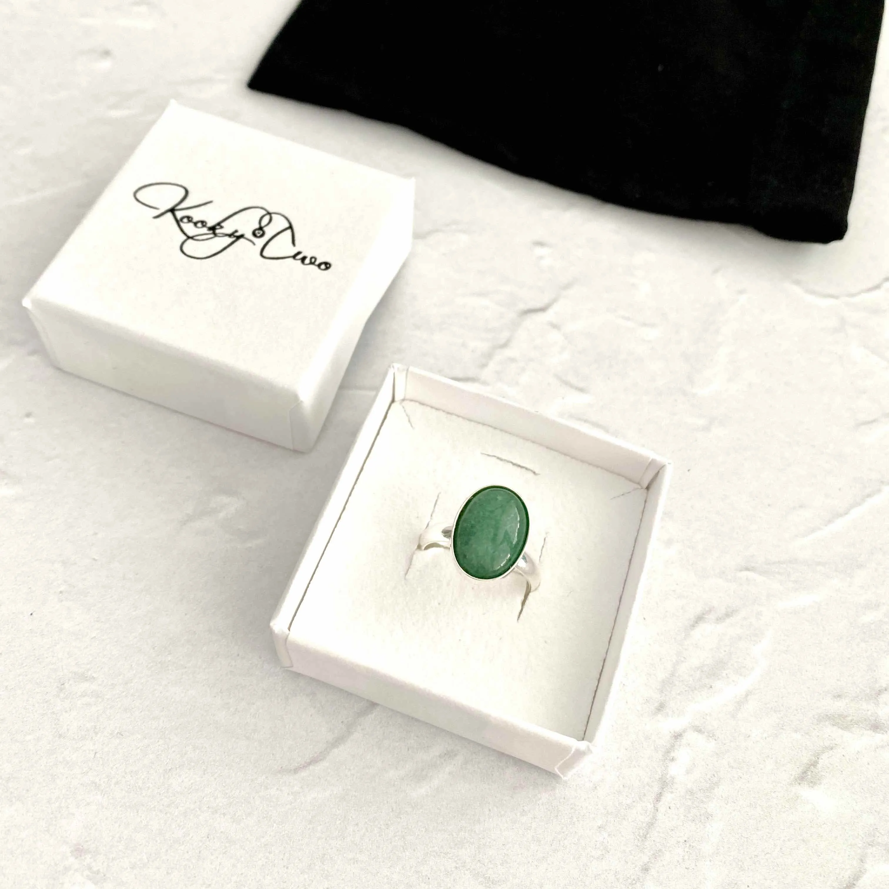 LUCK | Aventurine Gemstone Ring - Adjustable