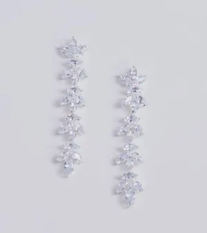 Luxe Stunner Crystal Duster Earrings