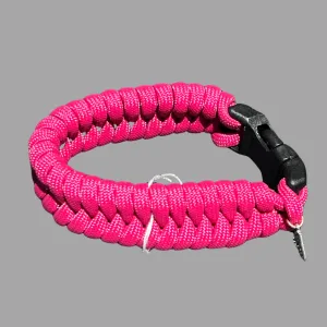 Magenta Fishtail Paracord Bracelet