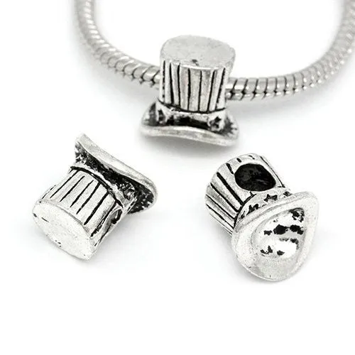 Magician Hat European Bead Compatible for Most European Snake Chain Bracelet
