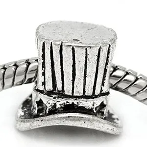 Magician Hat European Bead Compatible for Most European Snake Chain Bracelet