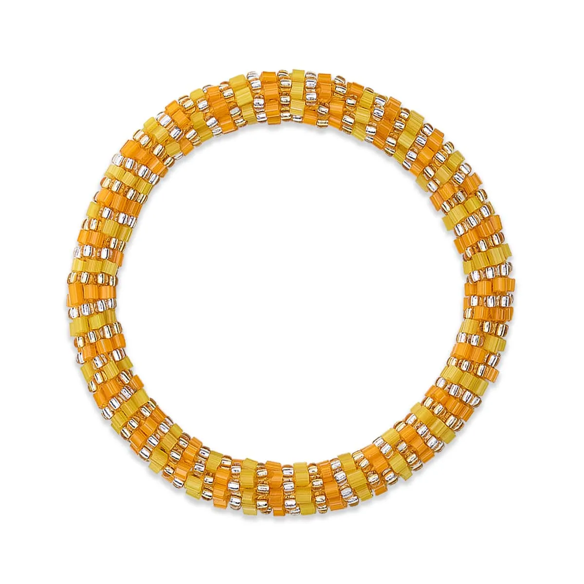 Mango Salad | Himalayan Glass Bead Bracelet