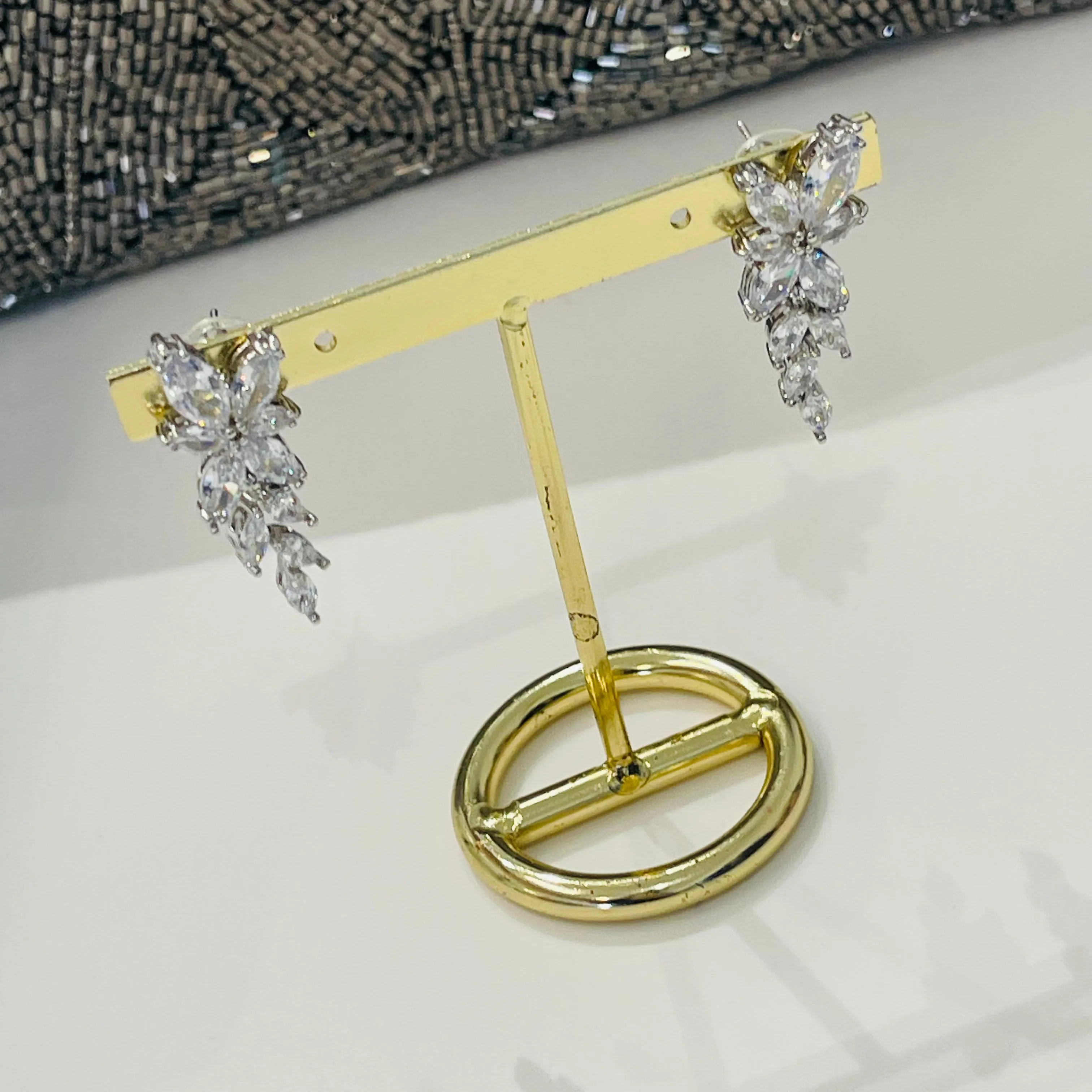 Marquis Crystal Earrings