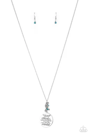 Maternal Blessings Blue Paparazzi Necklace