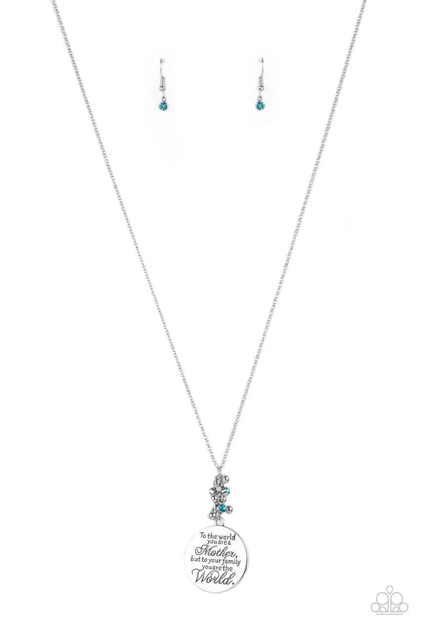 Maternal Blessings Blue Paparazzi Necklace