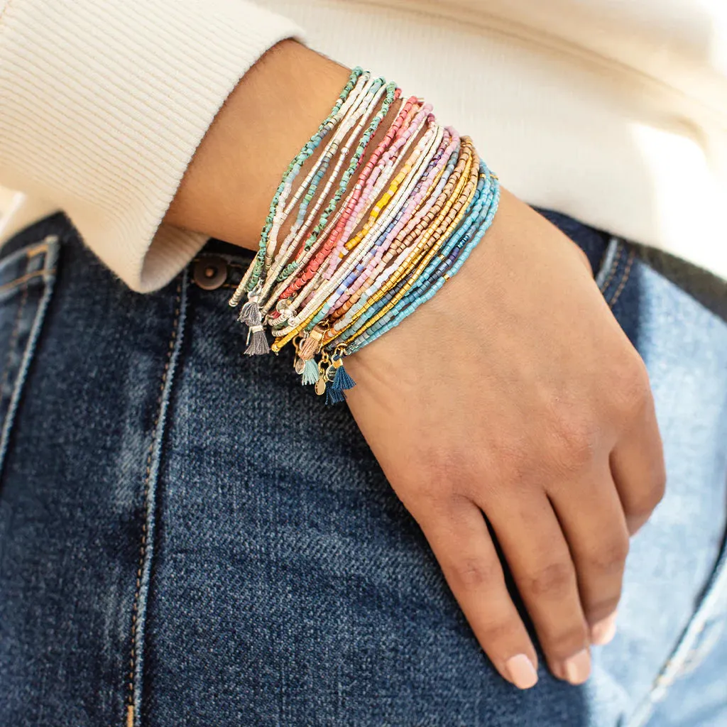 MB003 Chromacolor Bracelet Trio Turquoise Multi Silver