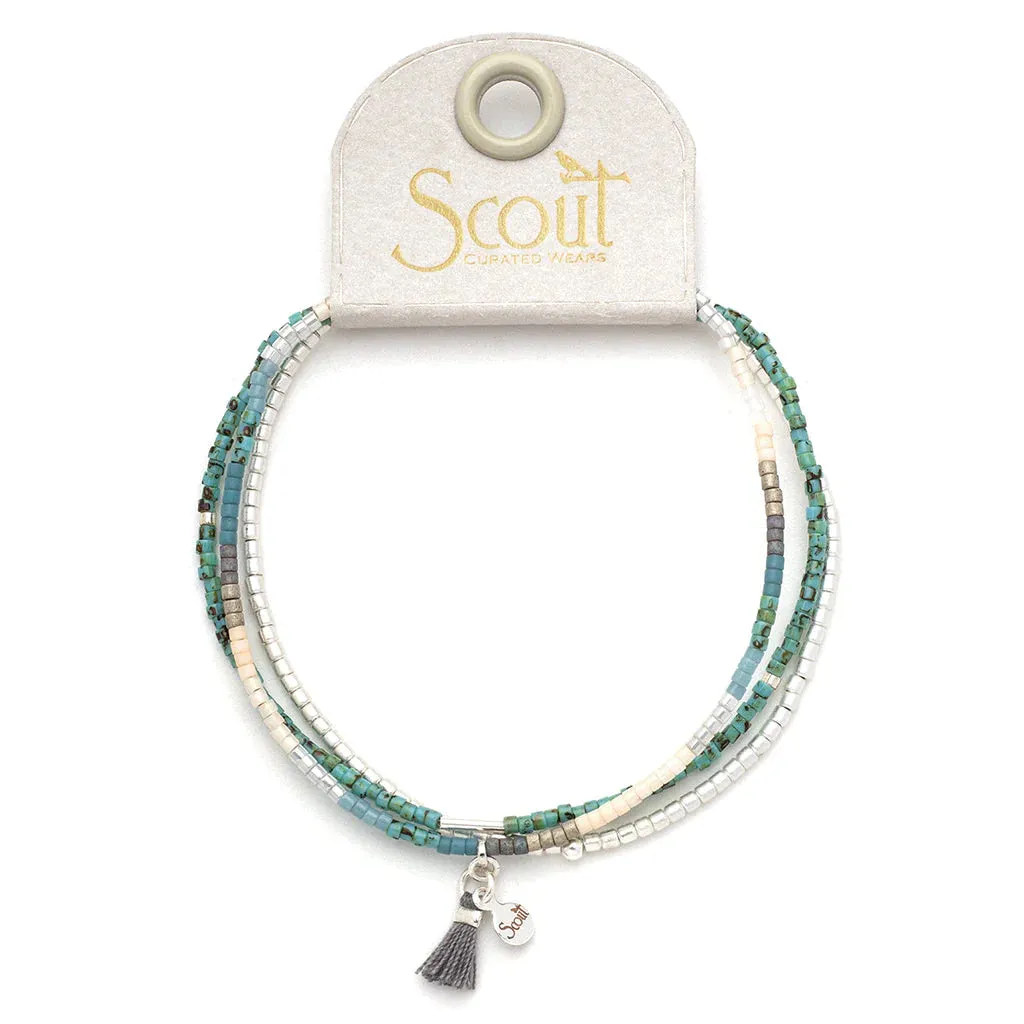 MB003 Chromacolor Bracelet Trio Turquoise Multi Silver