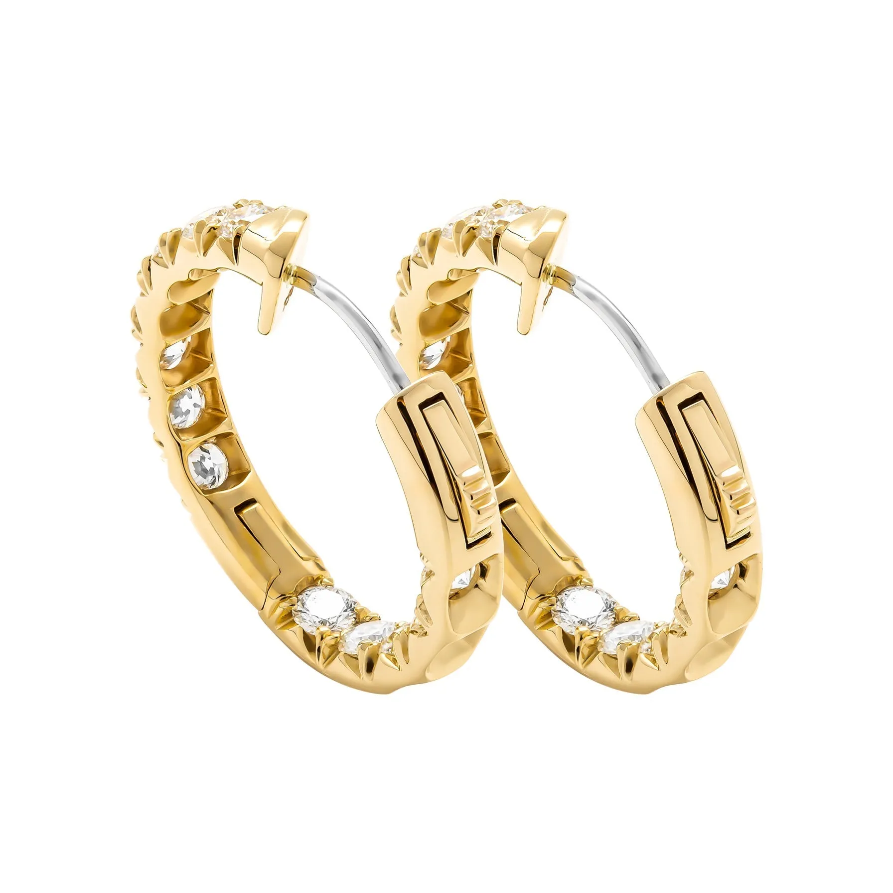 Medium Inside Out Hoops